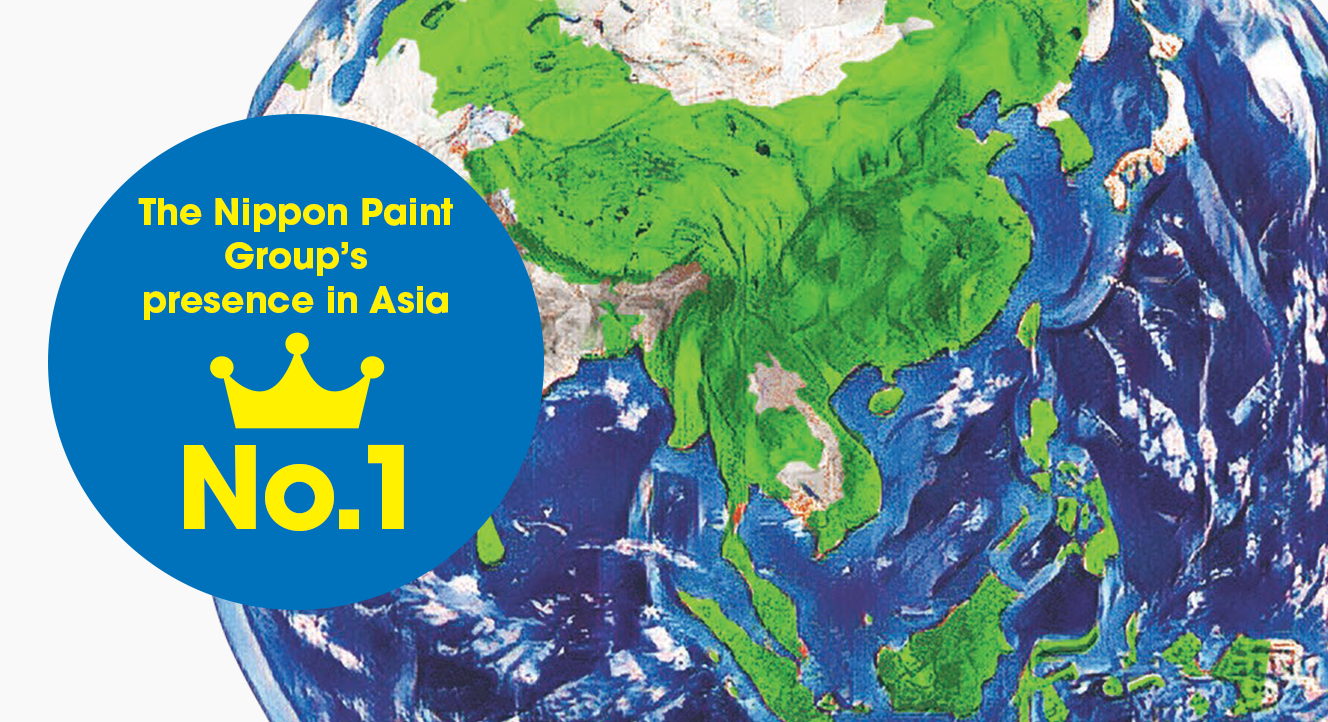 The Nippon Paint Group’s presence in Asia