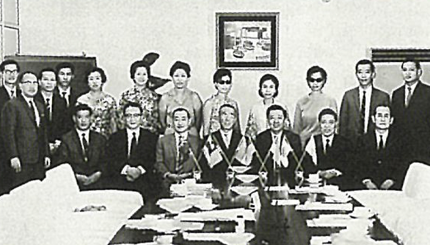昭和45年（1970年）9月の海外合弁会社合同役員会
