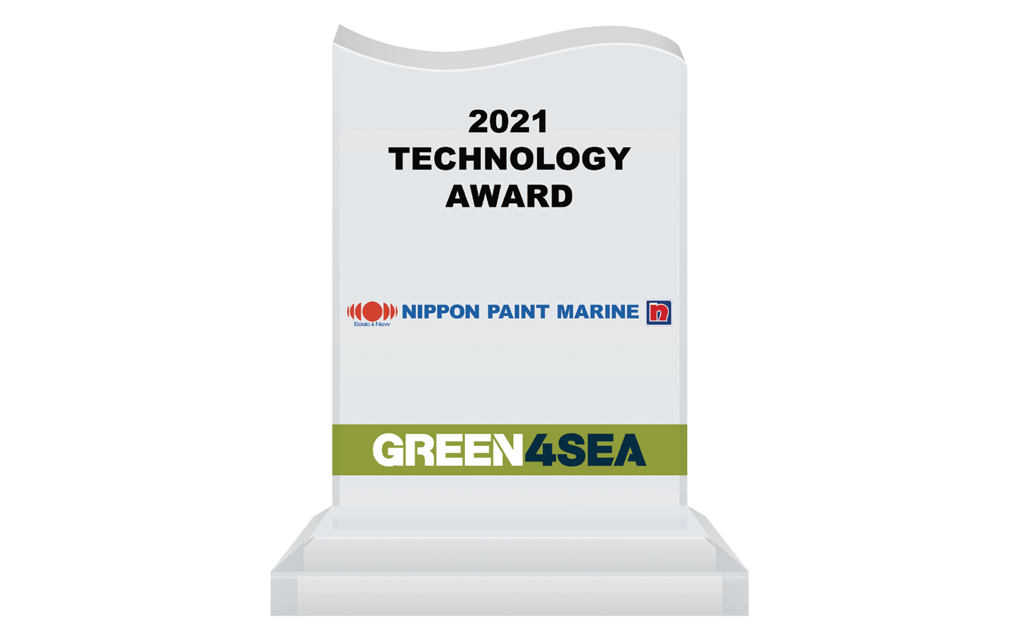 GREEN4SEA 2021 TECHNOLOGY AWARD Trophy